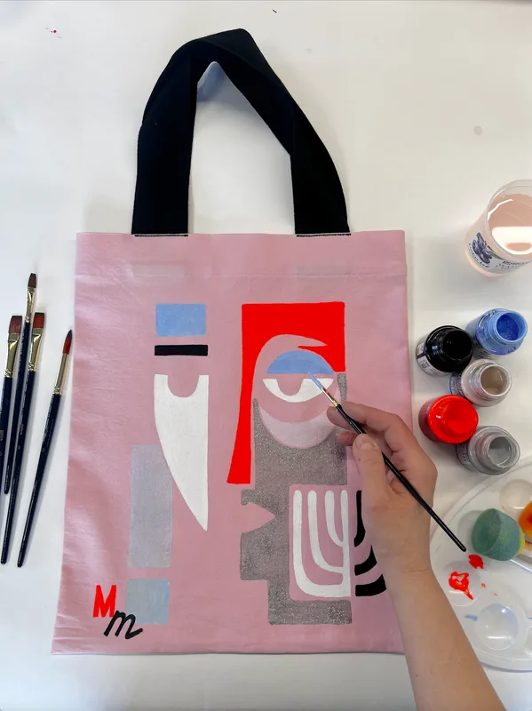 Tote bag dekoravimo studija